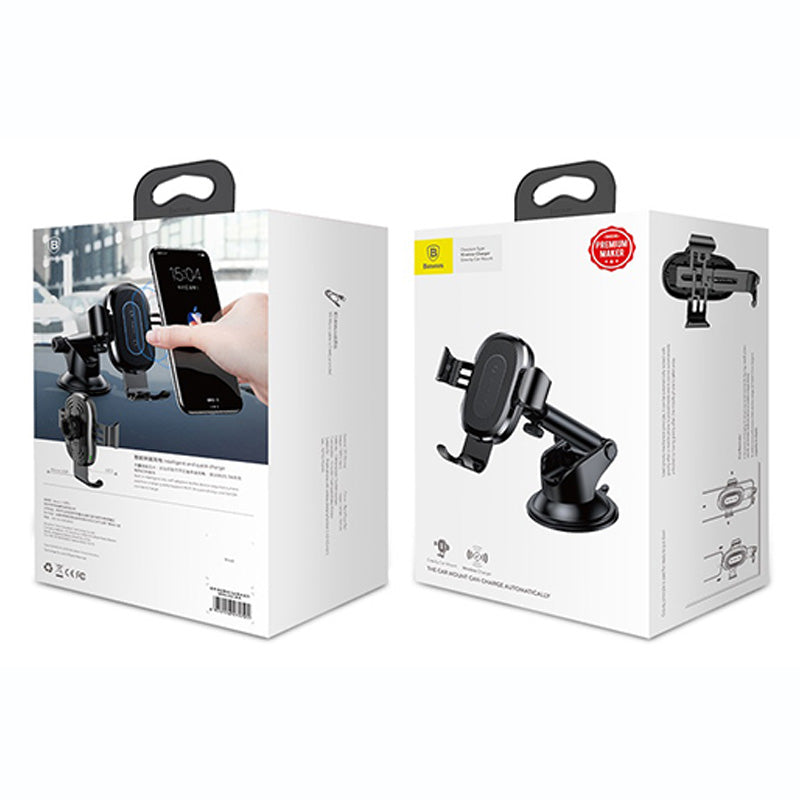 Baseus Wireless Charger Gravity Car Mount Osculum Type WXYL-A01 Black Baseus Wireless Charger Gravity Car Mount Osculum Type WXYL-A01 Black